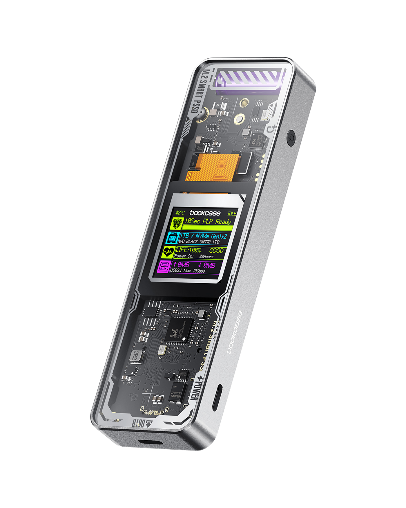 Dockcase Smart M.2 NVMe SSD Enclosure (Explorer Edition)
