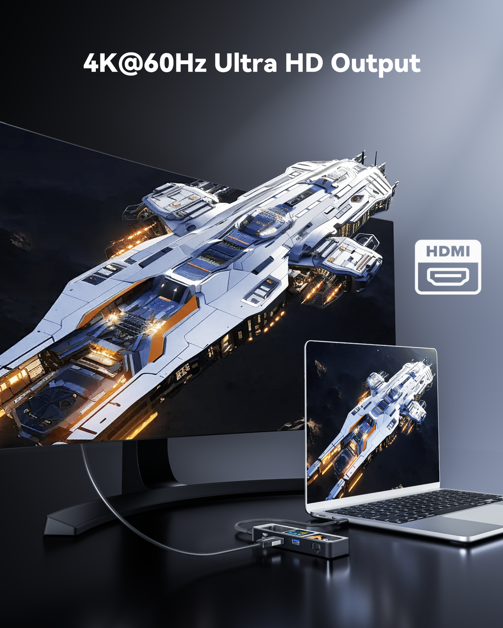 Dockcase Smart 6-in-1 USB-C Hub (Explorer Edition)