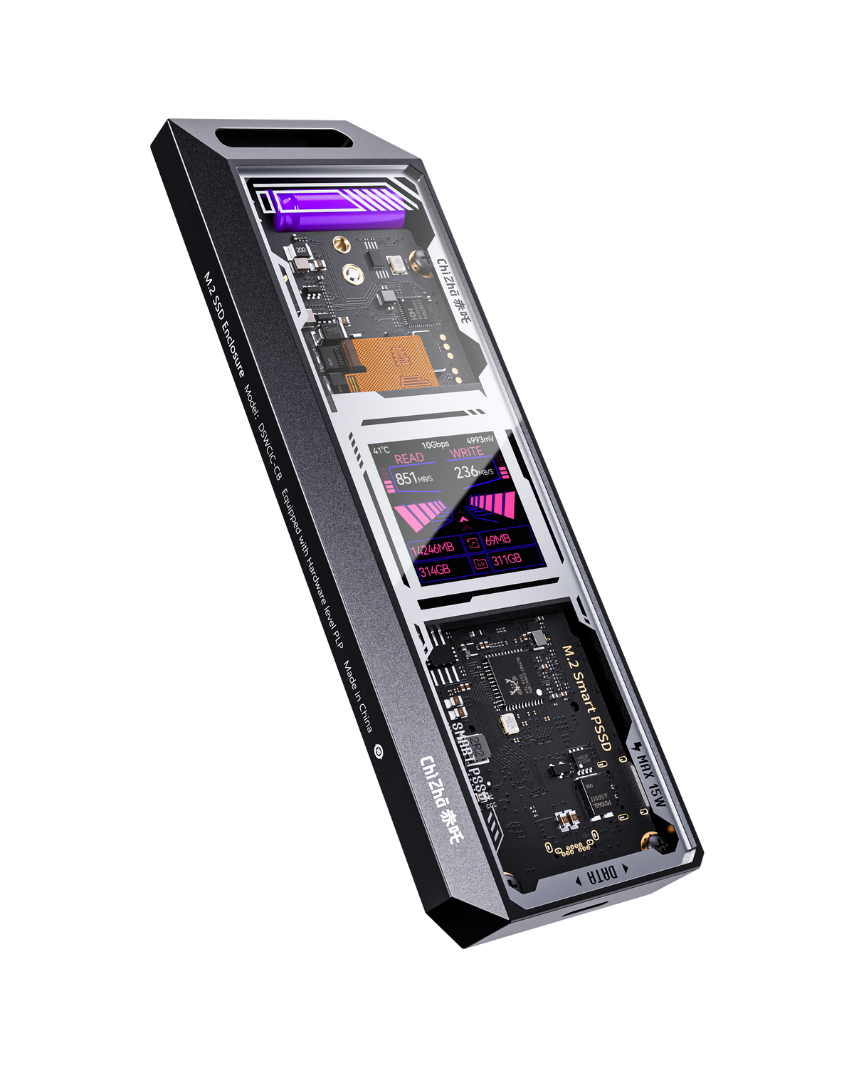 Chizha M.2 NVMe SSD Enclosure