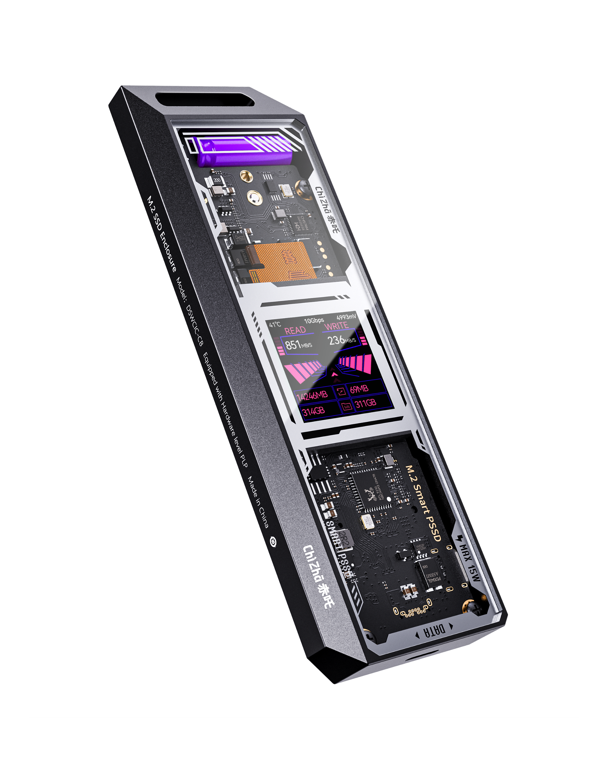 Chizha M.2 NVMe SSD Enclosure