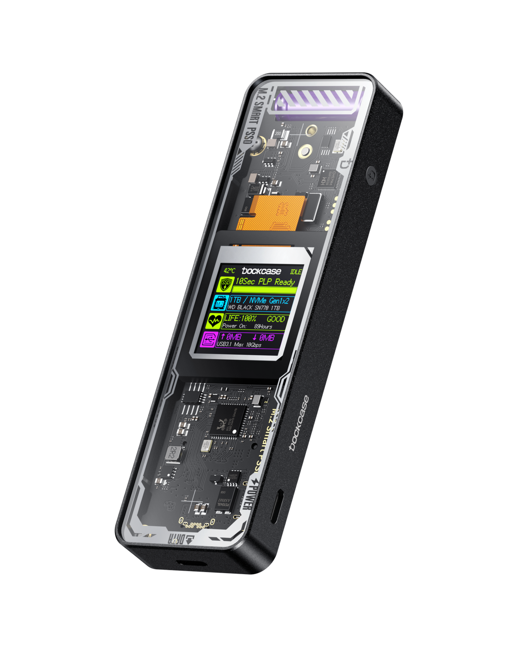 Dockcase Smart M.2 NVMe SSD Enclosure (Explorer Edition)