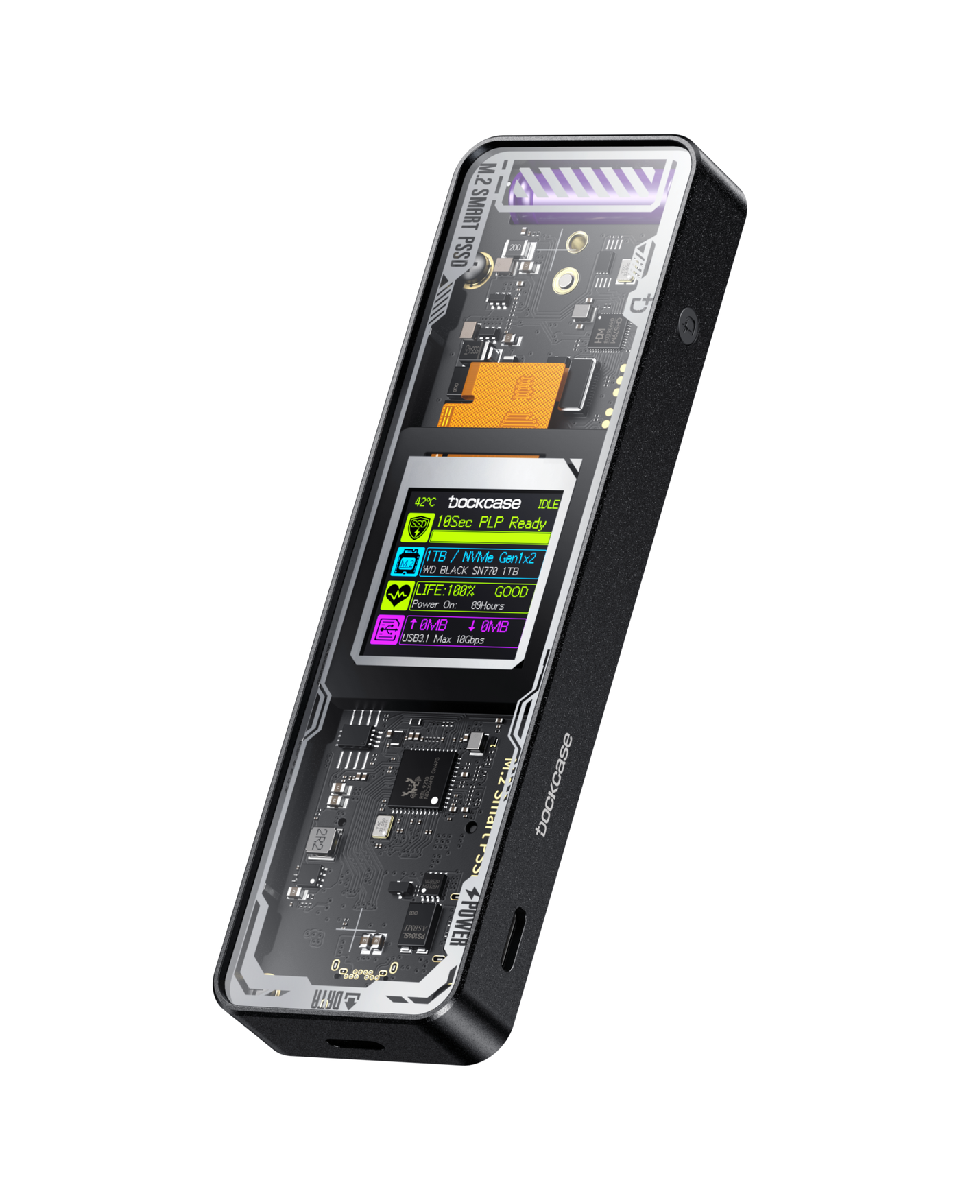 Dockcase Smart M.2 NVMe SSD Enclosure (Explorer Edition)