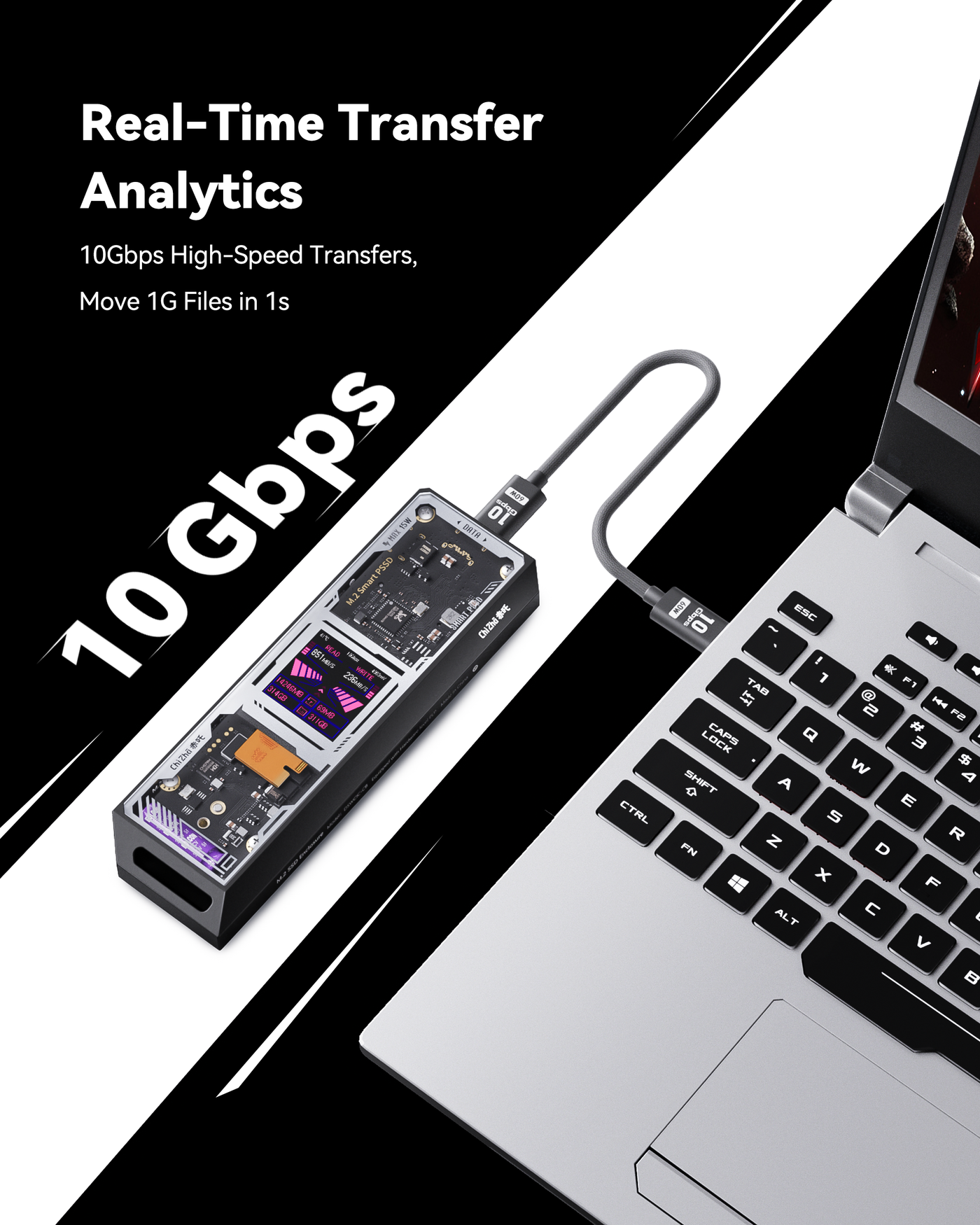 Chizha M.2 NVMe SSD Enclosure