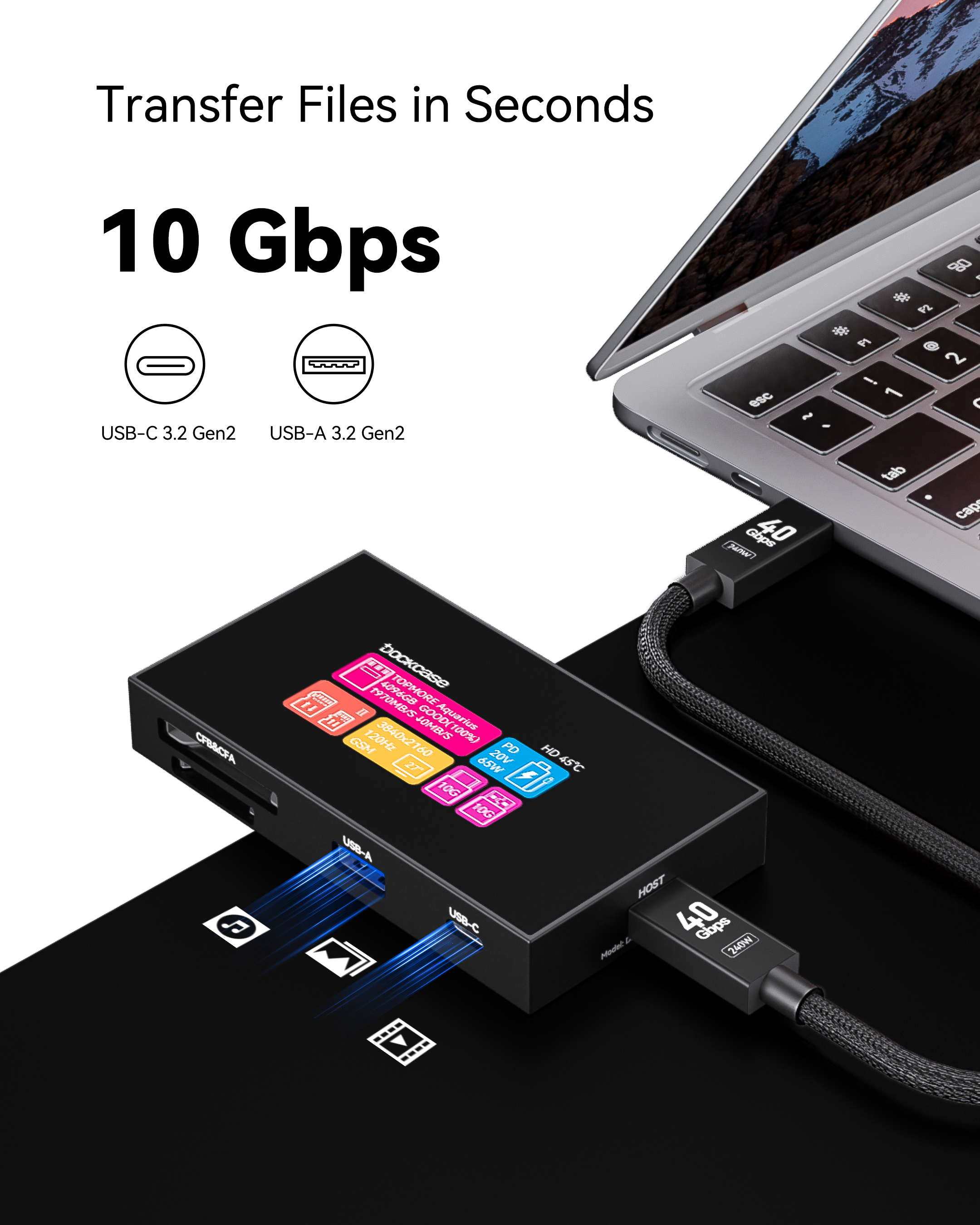 Dockcase Studio Smart  8-in-1 USB-C Hub