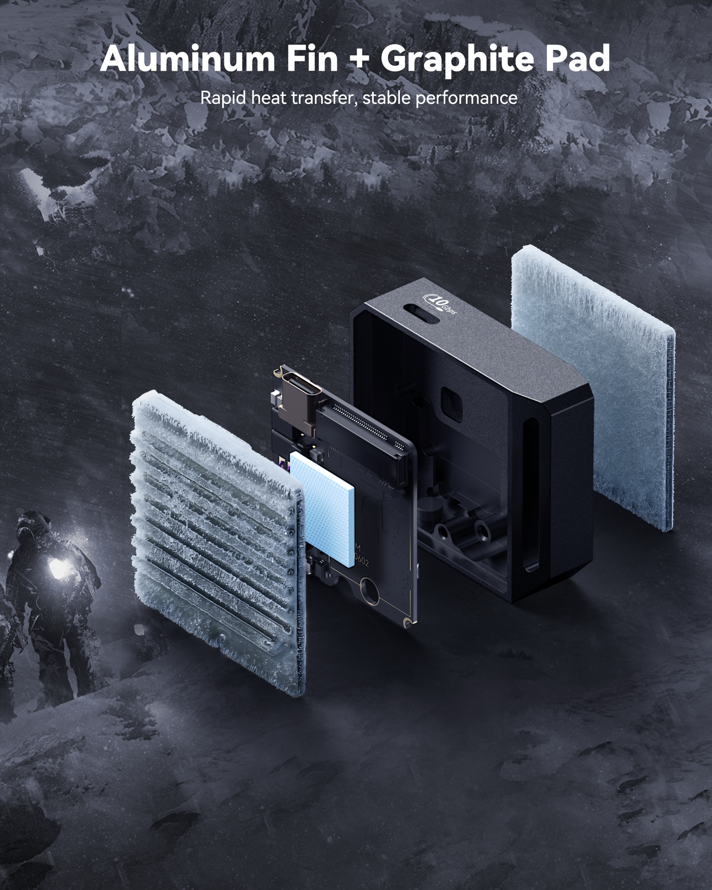 Chizha Pocket Smart 2230 M.2 NVMe SSD Enclosure