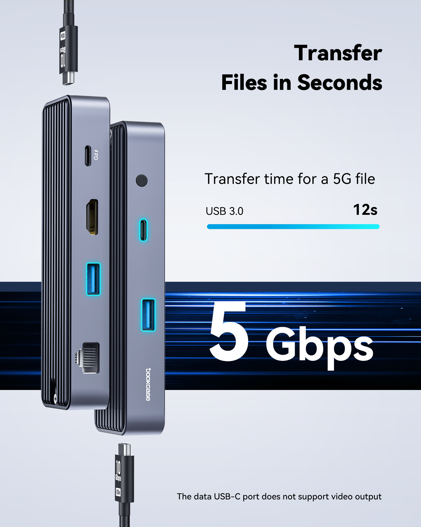 Dockcase Smart 6-in-1 USB-C Hub